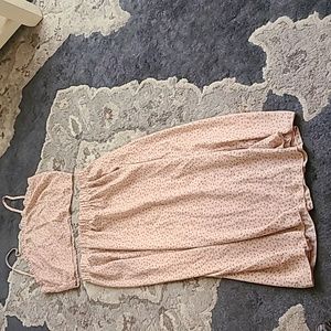 Crop top and skirt